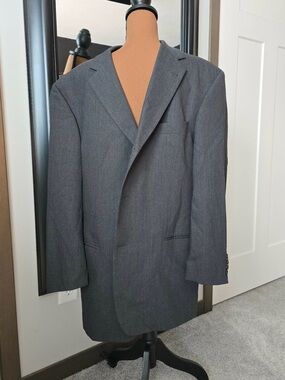 Hugo Boss Einstein Octo Gray 100% Virgin Wool Sport Coat Blazer 44R NWT -A